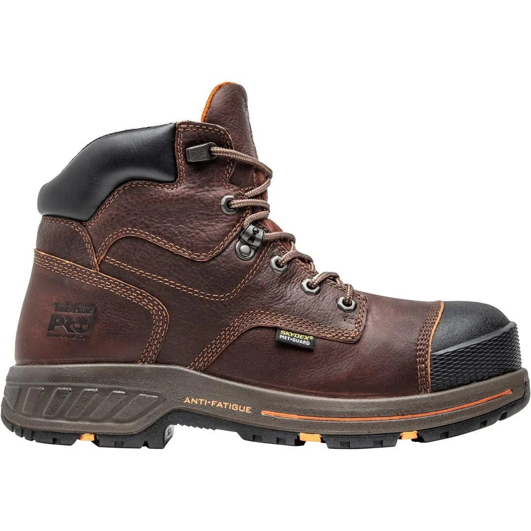 Timberland Pro Boots: Men's A1VXG Brown Helix HD Composite Toe Met Guard Work Boot 4 Timberland Pro Boots: Men's A1VXG Brown Helix HD Composite Toe Met Guard Work Boot - Image 2