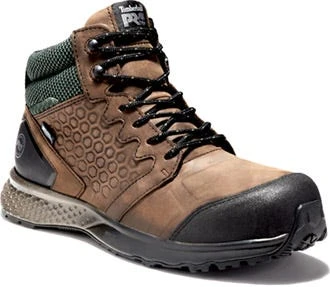 Timberland Pro Boots: Men's A1ZRC Brown Green Reaxion Composite Toe Waterproof Hiker 3 Timberland Pro Boots: Men's A1ZRC Brown Green Reaxion Composite Toe Waterproof Hiker