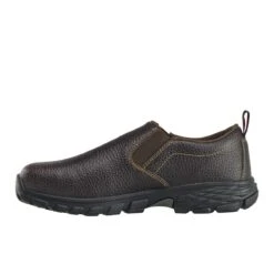 Avenger Shoes: Men's A7000 Flight Brown Alloy Toe Slip On Work Shoes -Work Shoe Store a7000 medial 1024x1024 2x