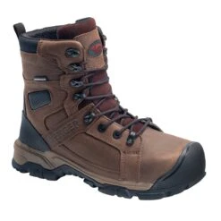 Avenger Boots: Men's A7333 Brown Alloy Toe 8" Ripsaw EH Puncture Resistant Waterproof Work Boot