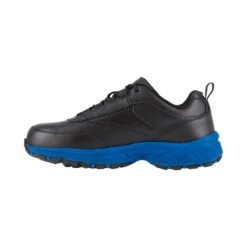 Reebok Shoes: Men's RB4830 Steel Toe Black/Blue EH Athletic Work Shoes -Work Shoe Store aewsrdtfgyuhij
