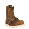 Thorogood Boots: Men's 814 4178 Brown 8" American Heritage Trail Crazyhorse Wedge Work Boot -Work Shoe Store american hertiage 8 crazyhorse moc toe maxwear wedge 814 4178 3