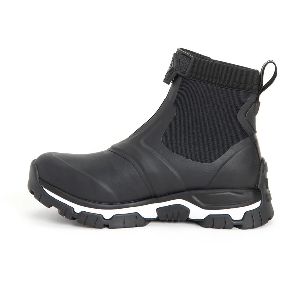 Muck Boots: Women's AXWZ 000 Black White Apex Mid Zip Boot 5 Muck Boots: Women's AXWZ 000 Black White Apex Mid Zip Boot - Image 3