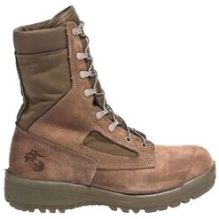 Belleville Boots: Men's 590 USMC USA-Made Brown Hot Weather Combat Boots -Work Shoe Store belleville 590 o 01
