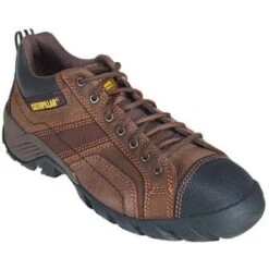 Caterpillar Shoes: Men's Argon Composite Toe 89957 EH Slip-Resistant Shoes -Work Shoe Store brown1
