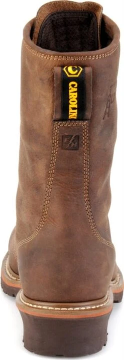 Carolina Boots: Men's CA1904 Waterproof EH Composite Toe Linesman Boots -Work Shoe Store ca1904 500xauto heel