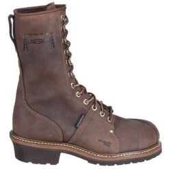 Carolina Boots: Men's Waterproof EH CA904 Linesman Vibram Boots 12 Carolina Boots: Men's Waterproof EH CA904 Linesman Vibram Boots -Work Shoe Store ca1904 carolinao 01