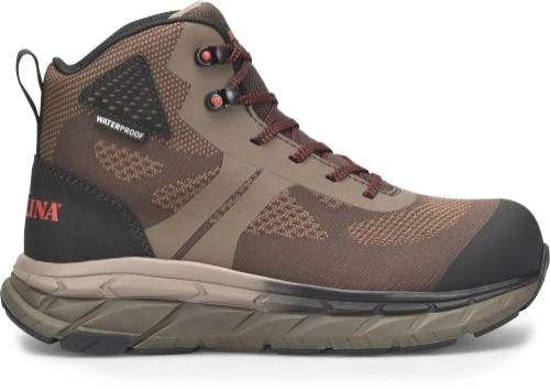 Carolina Boots: Men's CA1915 Brown Composite Toe Waterproof Align Voltrex Hi Athletic Hiker Boot 4 Carolina Boots: Men's CA1915 Brown Composite Toe Waterproof Align Voltrex Hi Athletic Hiker Boot - Image 2