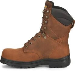 Carolina Boots: Men's CA3524 Steel Toe Brown EH Waterproof Work Boots -Work Shoe Store ca3524 500xauto instep 1
