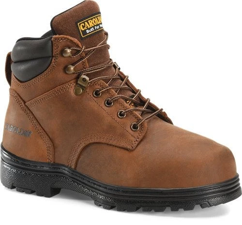 Carolina Boots: Men's CA3527 Brown Steel Toe Internal Met Guard EH Work Boots 3 Carolina Boots: Men's CA3527 Brown Steel Toe Internal Met Guard EH Work Boots