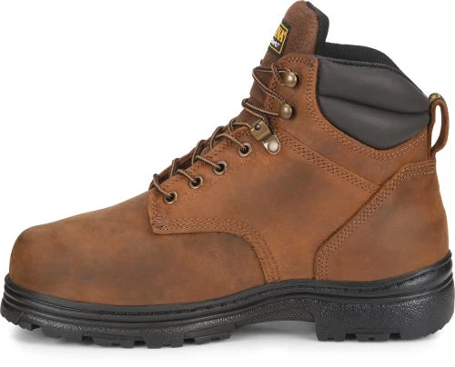 Carolina Boots: Men's CA3527 Brown Steel Toe Internal Met Guard EH Work Boots 5 Carolina Boots: Men's CA3527 Brown Steel Toe Internal Met Guard EH Work Boots - Image 3
