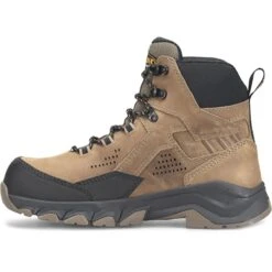 Carolina Boots: Men's CA4580 Brown Composite Toe Lightweight Waterproof Hiker Work Boot -Work Shoe Store ca4580 500xauto instepedit