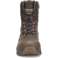 Carolina Boots: Men's CA5555 Brown Composite Toe 8" Subframe Insulated Side Zip Lightweight Work Boot -Work Shoe Store ca5555 500xauto toeedit