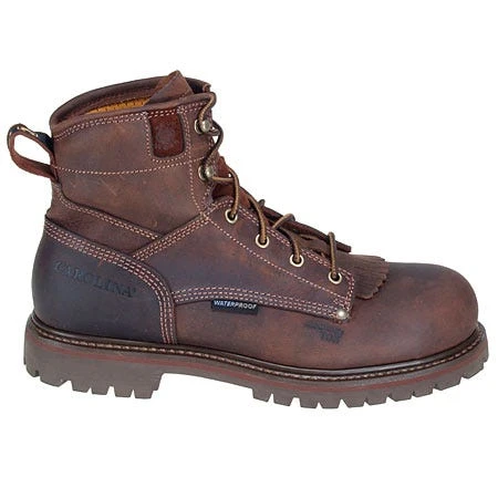 Carolina Boots: Men's Brown Waterproof CA7528 Composite Toe Boots 6 Carolina Boots: Men's Brown Waterproof CA7528 Composite Toe Boots - Image 4