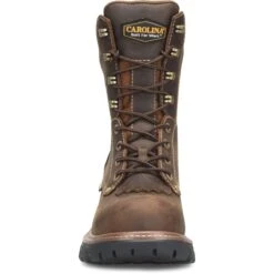 Carolina Boots: Men's CA7837 Brown Composite Toe 8" Capacity Cardinal Waterproof Logger Work Boot 10 Carolina Boots: Men's CA7837 Brown Composite Toe 8" Capacity Cardinal Waterproof Logger Work Boot -Work Shoe Store ca7837 500xauto toeedit