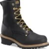 Carolina Boots: Men's CA825 Black 8" Elm Logger Boot 1 Carolina Boots: Men's CA825 Black 8" Elm Logger Boot -Work Shoe Store ca825 500xauto