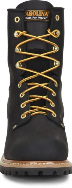 Carolina Boots: Men's CA825 Black 8" Elm Logger Boot 12 Carolina Boots: Men's CA825 Black 8" Elm Logger Boot -Work Shoe Store ca825 500xauto toe