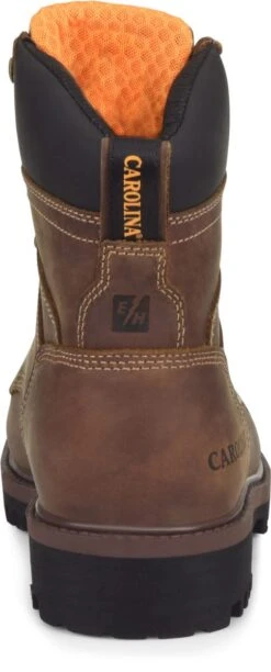 Carolina Boots: Men's CA8585 8" Silvanus Steel Toe Waterproof Work Boot -Work Shoe Store ca8585 500xauto heel