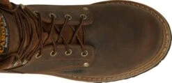 Carolina Boots: Men's CA9853 Brown Poplar 8” Composite Toe Logger Boot -Work Shoe Store ca9853 500xauto top