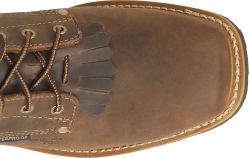 Carolina Boots: Men's CA9855 Brown 8" Composite Square Toe Waterproof Logger Boot 8 Carolina Boots: Men's CA9855 Brown 8" Composite Square Toe Waterproof Logger Boot - Image 6