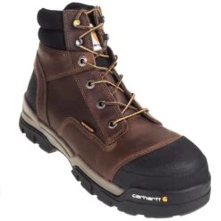 Carhartt Boots: Men's CME6355 Energy 6-Inch Waterproof Composite Toe EH Brown Work Boots 13 Carhartt Boots: Men's CME6355 Energy 6-Inch Waterproof Composite Toe EH Brown Work Boots -Work Shoe Store carhartt cme6355 p 01