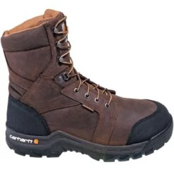 Carhartt Boots: Men's CMF8389 Composite Toe Waterproof Insulated EH Boots 12 Carhartt Boots: Men's CMF8389 Composite Toe Waterproof Insulated EH Boots -Work Shoe Store carhartt cmp8389 o 01