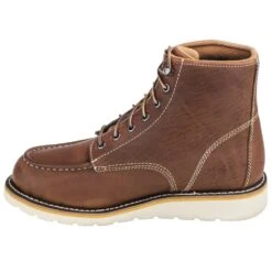 Carhartt Boots: Men's CMW6175 6-Inch Waterproof General Toe Tan Wedge Boots -Work Shoe Store carhartt cmw6175 i 01