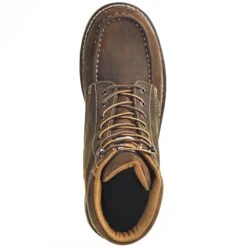 Carhartt Boots: Men's CMW6197 Brown Waterproof 6-Inch General Toe Work Boots -Work Shoe Store carhartt cmw6197 t 01