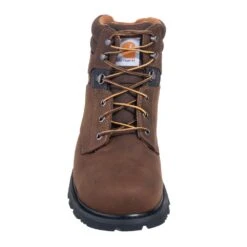 Carhartt Footwear: Men's CMW6274 Brown 6 Inch Steel Toe Boots -Work Shoe Store carhartt cmw6274 f 01