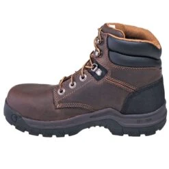 Carhartt Boots: Women's CWF5355 Brown Composite Toe EH 6-Inch Work Boots -Work Shoe Store carhartt cwf5355 i 01