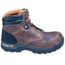 Carhartt Boots: Men's Brown CMF6066 Slip Resistant Leather Work Flex EH Boots -Work Shoe Store carhartt footwear cmf6366 o 01 1