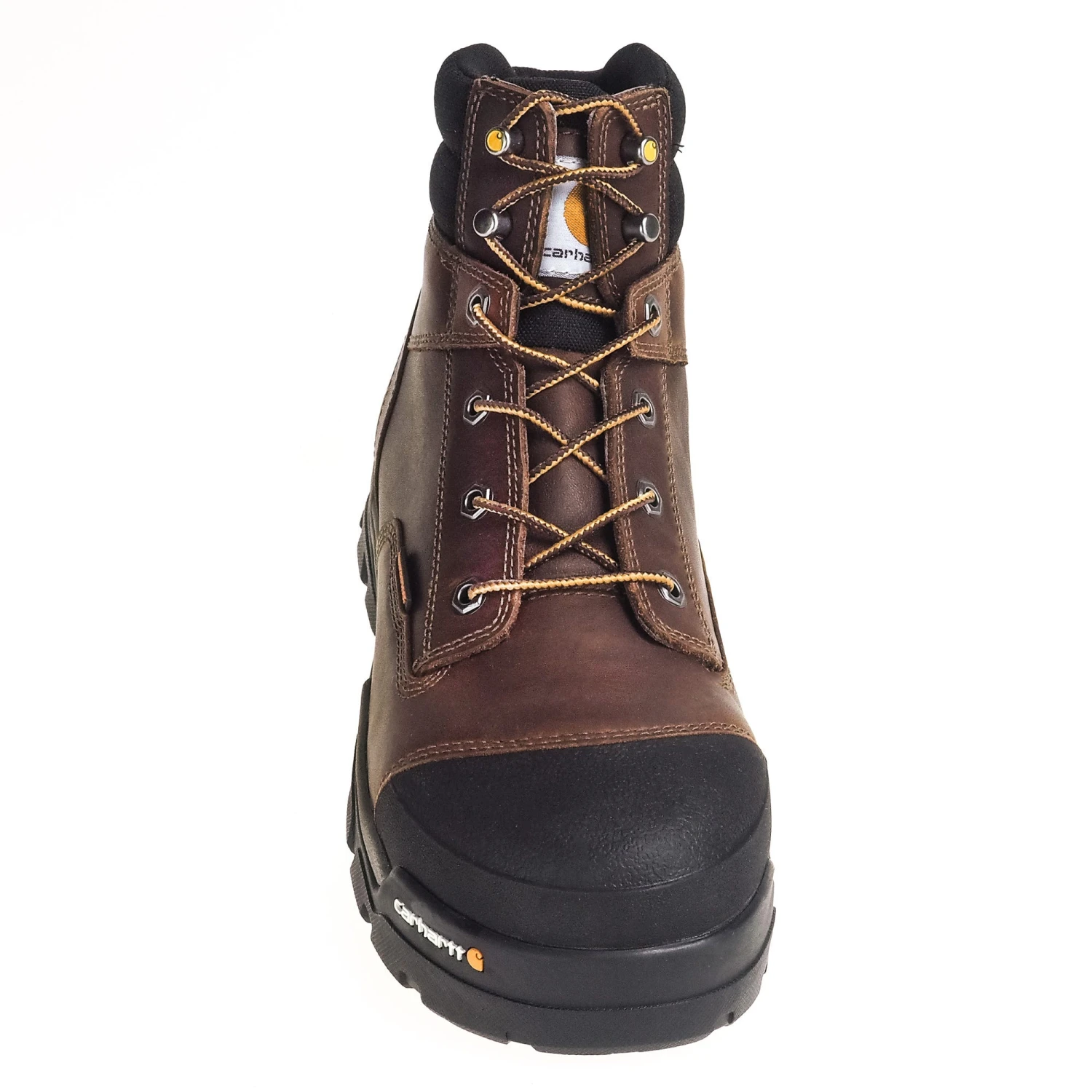 Carhartt Boots: Men's CME6355 Energy 6-Inch Waterproof Composite Toe EH Brown Work Boots 3 Carhartt Boots: Men's CME6355 Energy 6-Inch Waterproof Composite Toe EH Brown Work Boots