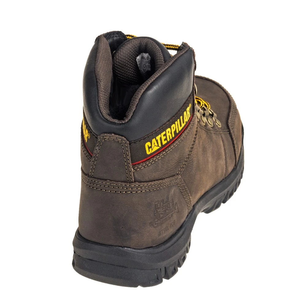 Caterpillar Boots: Men's P90803 Steel Toe EH Outline Seal Brown Work Boots 3 Caterpillar Boots: Men's P90803 Steel Toe EH Outline Seal Brown Work Boots