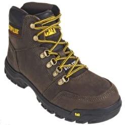 Caterpillar Boots: Men's P90803 Steel Toe EH Outline Seal Brown Work Boots 13 Caterpillar Boots: Men's P90803 Steel Toe EH Outline Seal Brown Work Boots -Work Shoe Store cat 90803 p 01