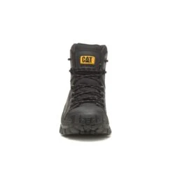 Caterpillar Boots: Men's P91542 Black Composite Toe Invader Hiker Waterproof Work Boot -Work Shoe Store catm p91542 032122 s23 090