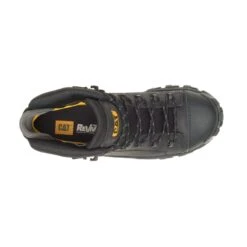 Caterpillar Boots: Men's P91542 Black Composite Toe Invader Hiker Waterproof Work Boot -Work Shoe Store catm p91542 032122 s23 top