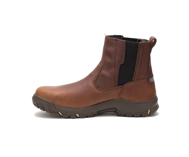 Caterpillar Boots: Women's P91027 Butterscotch Abbey Steel Toe Waterproof Slip On Work Boot 6 Caterpillar Boots: Women's P91027 Butterscotch Abbey Steel Toe Waterproof Slip On Work Boot - Image 4