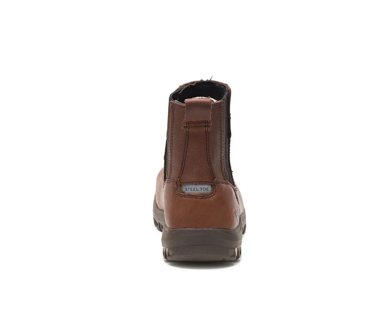Caterpillar Boots: Women's P91027 Butterscotch Abbey Steel Toe Waterproof Slip On Work Boot 5 Caterpillar Boots: Women's P91027 Butterscotch Abbey Steel Toe Waterproof Slip On Work Boot - Image 3