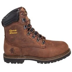 Chippewa Boots: Men's Brown 55069 Steel Toe Waterproof Insulated EH Work Boots -Work Shoe Store chippewa 55069 o 01