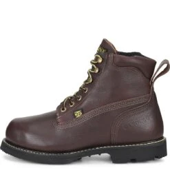 Carolina Boots: Men's CA517 Brown Steel Toe INT 2.0 Domestic Broad Toe Winged D3O Internal MetGuard Work Boot -Work Shoe Store cla 004 ca517edit