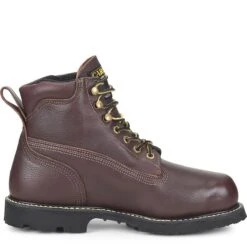 Carolina Boots: Men's CA517 Brown Steel Toe INT 2.0 Domestic Broad Toe Winged D3O Internal MetGuard Work Boot -Work Shoe Store cla 009 ca517edit