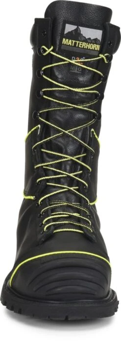 Matterhorn Boots: Men's CV12000 Black Steel Toe 10" Internal Metguard Waterproof Lace To Toe Work Boot 11 Matterhorn Boots: Men's CV12000 Black Steel Toe 10" Internal Metguard Waterproof Lace To Toe Work Boot -Work Shoe Store cv12000 500xauto toe