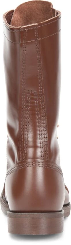 Corcoran Boots: Women's CV1516 Historic Brown 10" USA Made Jump Boot -Work Shoe Store cv1516 500xauto heel