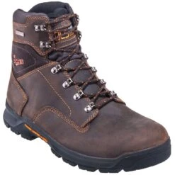 Danner Boots: Men's 12433 Waterproof EH Brown 6-Inch Slip-Resistant Boots 11 Danner Boots: Men's 12433 Waterproof EH Brown 6-Inch Slip-Resistant Boots -Work Shoe Store danner 12433 p 01