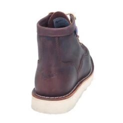 Danner Boots: Men's Brown 15552 EH American-Made Bull Run Boots -Work Shoe Store danner 15552 b 01