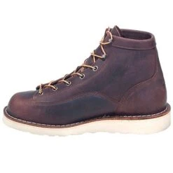 Danner Boots: Men's Brown 15552 EH American-Made Bull Run Boots -Work Shoe Store danner 15552 i 01