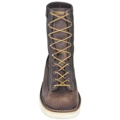 Danner Boots: Men's 15556 USA-Made Brown EH Bull Run Work Boots -Work Shoe Store danner 15556 f 01 1
