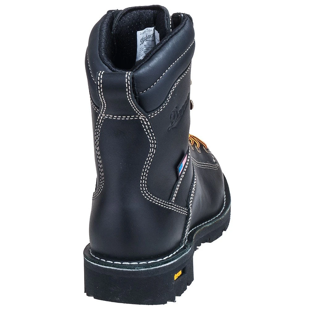 Danner Boots: Men's 17309 Black EH USA-Made Waterproof 8 Inch Quarry Work Boots 9 Danner Boots: Men's 17309 Black EH USA-Made Waterproof 8 Inch Quarry Work Boots - Image 7