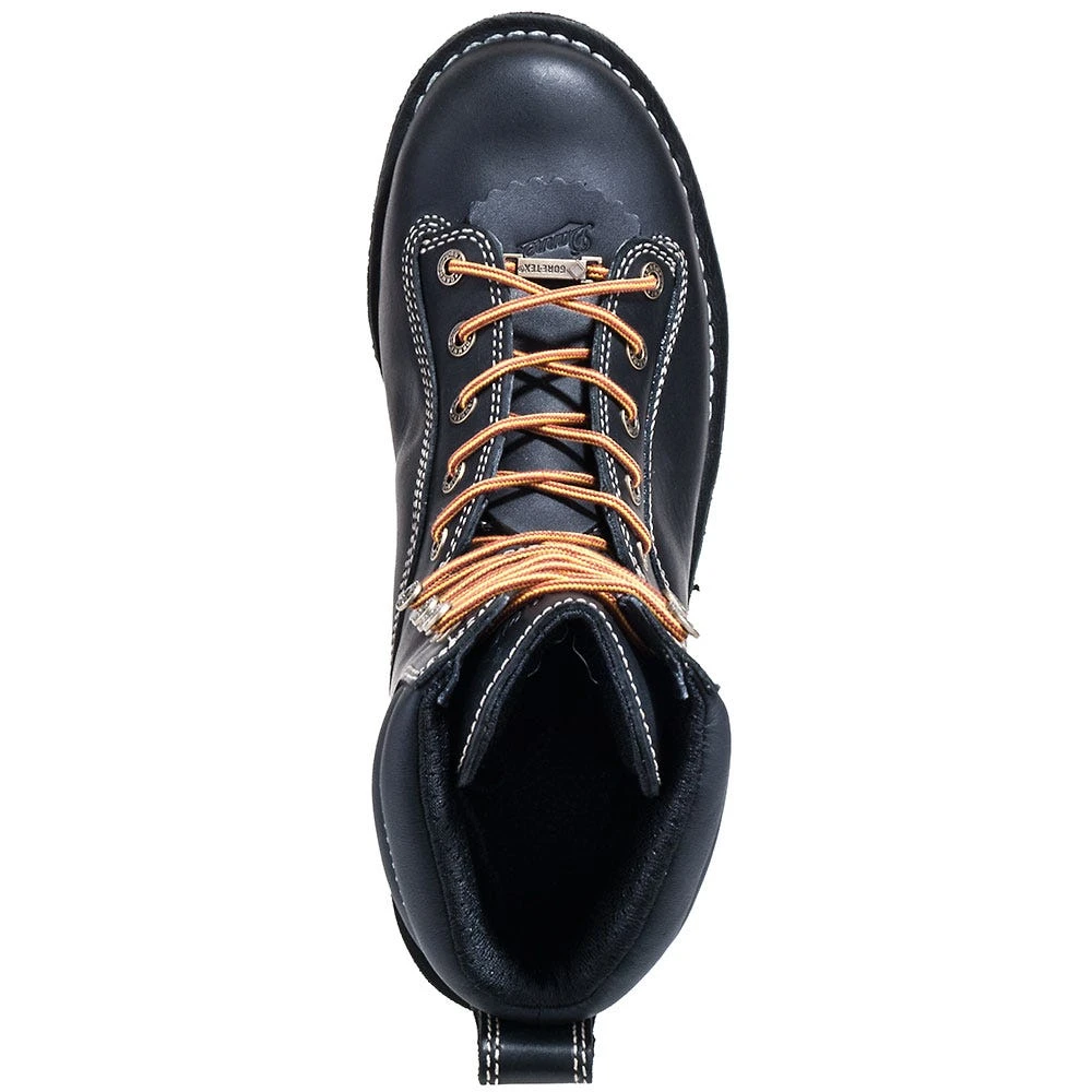 Danner Boots: Men's 17309 Black EH USA-Made Waterproof 8 Inch Quarry Work Boots 4 Danner Boots: Men's 17309 Black EH USA-Made Waterproof 8 Inch Quarry Work Boots - Image 2
