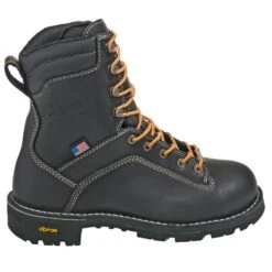 Danner Boots: Men's 17311 Black American-Made EH Waterproof Alloy Toe Boots -Work Shoe Store danner 17311 o 01